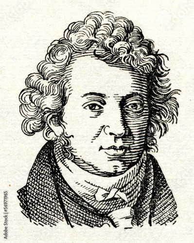 André-Marie Ampère, French physicist Fototapet