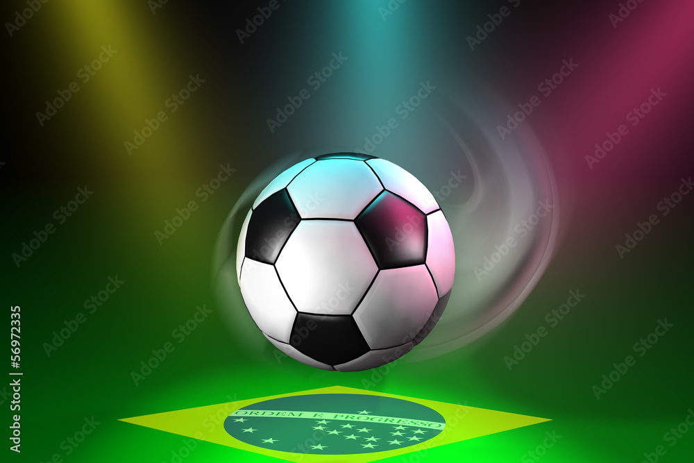 Naklejka premium Fussball Brasilien 2014 B