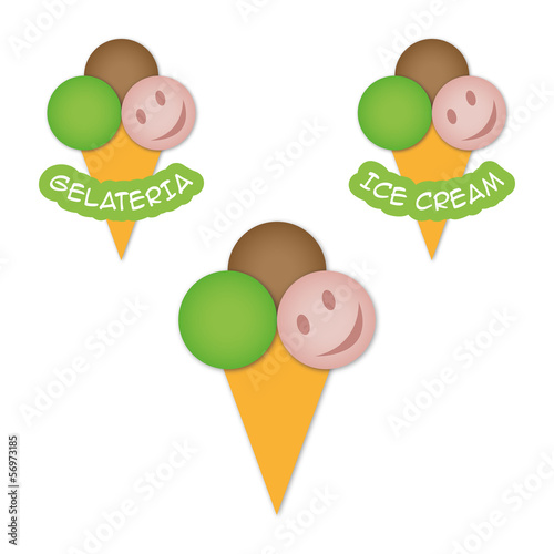 Ice cream logo