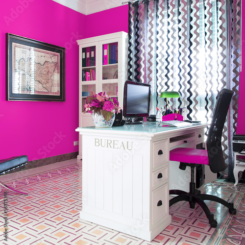 Tablou pe pânză Office workplace with computer