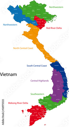 Vietnam map
