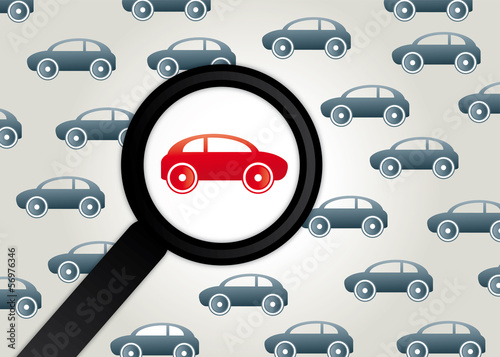 Autokauf, Versicherung, Konzept Auto