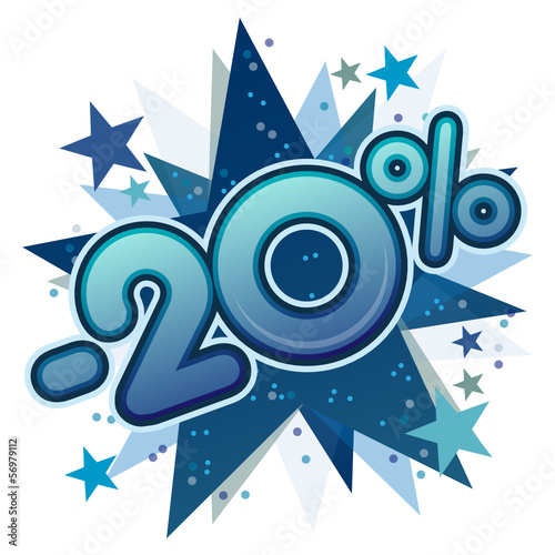 20%, réduction, solde, remise, ristourne, commerce, vente