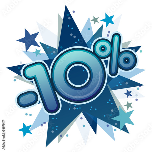 10%, réduction, solde, remise, ristourne, commerce, vente