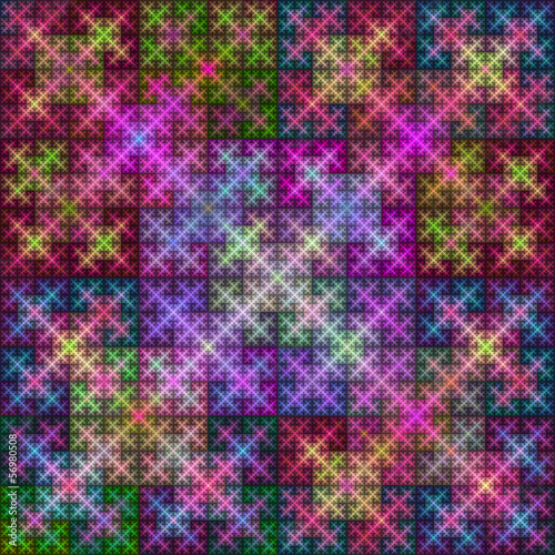 Square fractal background © yurikras