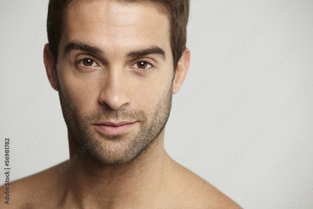 Portrait of mid adult man in studio Portrait of mid adult man in studio