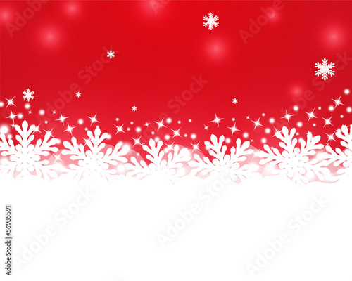Merry Christmas background with snowflakes