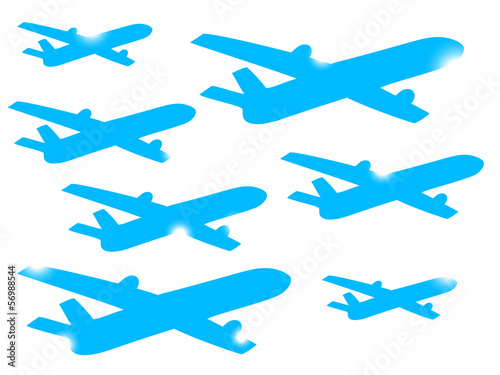 Airplane symbol design