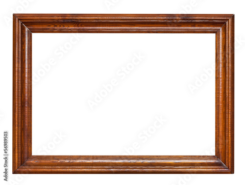 wooden brown picture frame