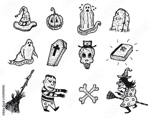 Halloween Icons Set