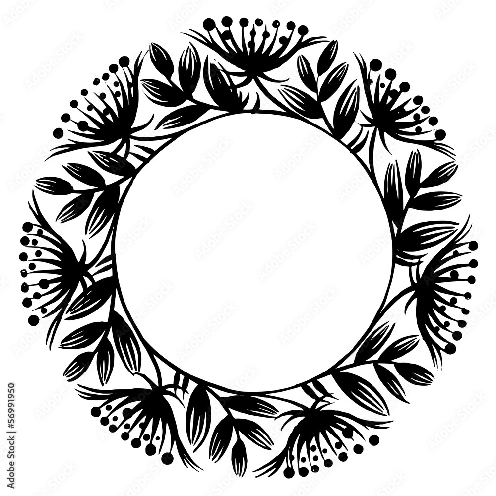 Obraz premium ornamental silhouette