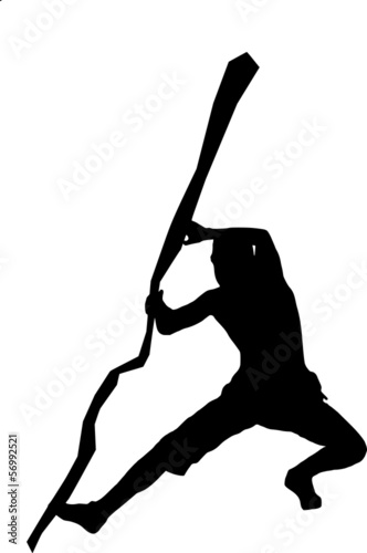 silhouette of a climber