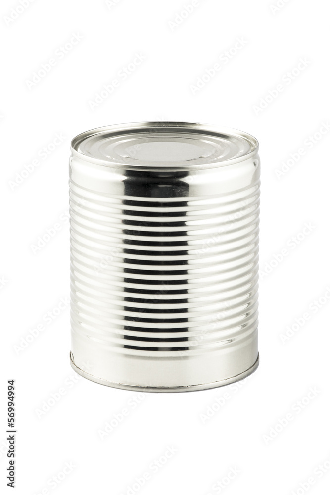 Silver Can isolated on white Silver Can isolated on white