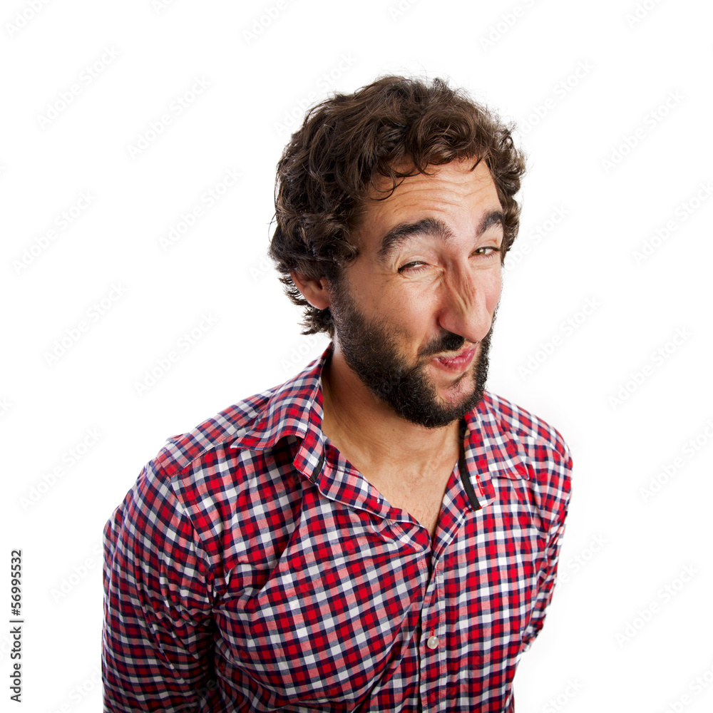 Obraz premium Man doing a querky pose