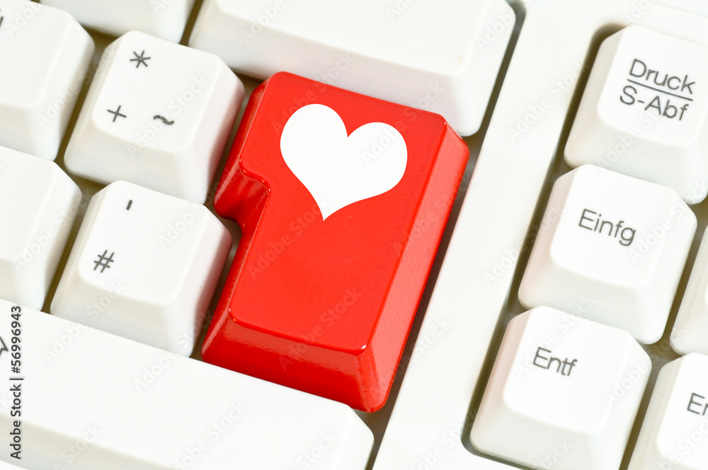 Herz Tastatur Herz Tastatur