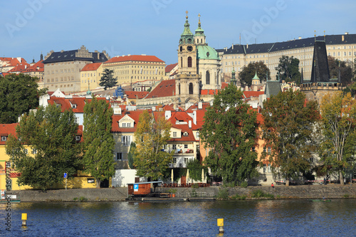 Autumn Prague St. Nicholas' Cathedral, Czech Republic