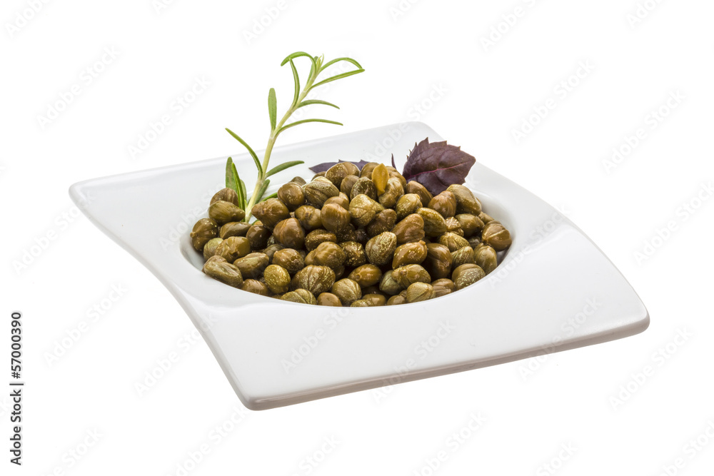 Capers in the bowl Capers in the bowl