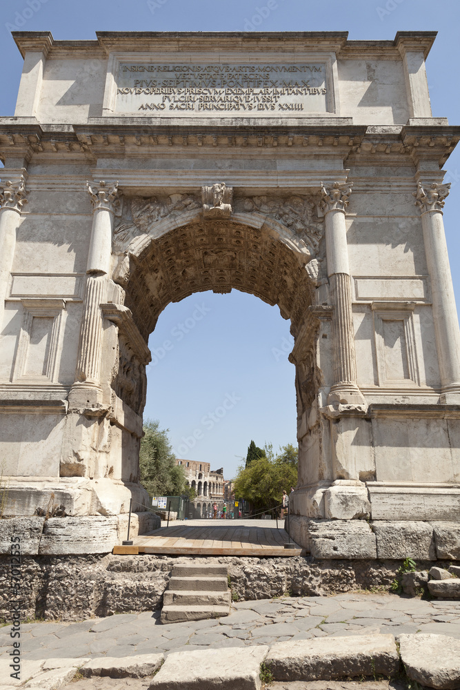 Arco de Tito. Foro de Roma