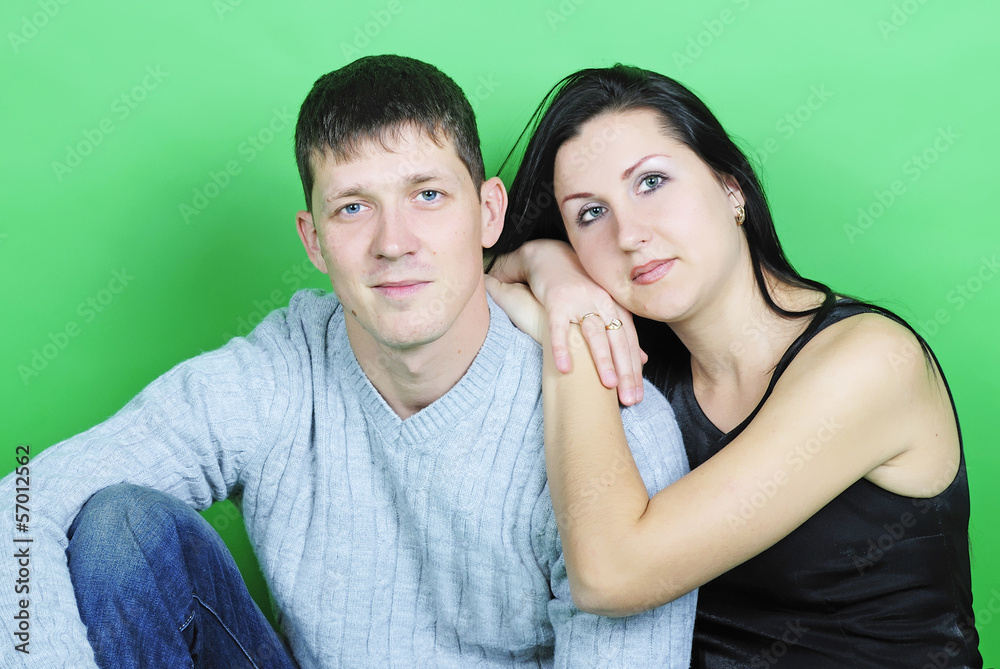 Obraz premium beautiful young couple in love