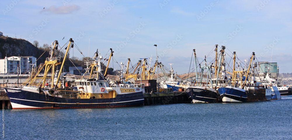 Fototapeta premium fishing boats