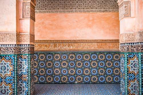 Moroccan wall decoration photo