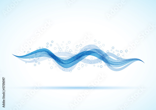 Vector abstract wave background photo