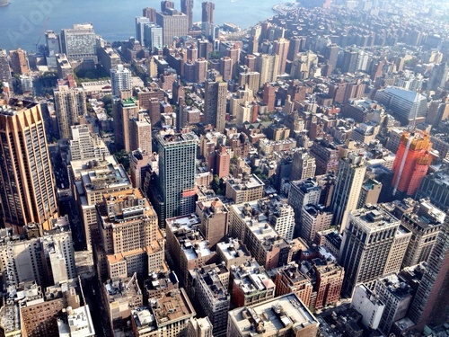 New York aerial view from Empire State Building