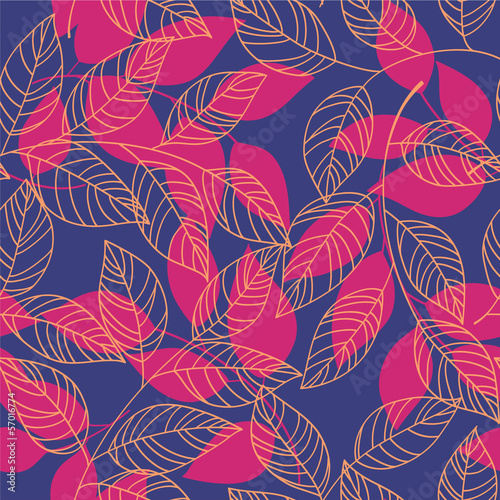 abstract backgroung with  leaflets