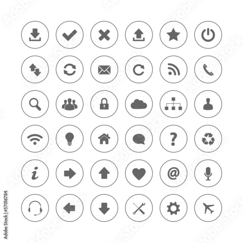 Web icons