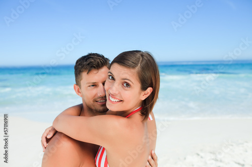 Beautiful couple at the beach © WavebreakMediaMicro