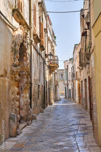Alleyway. Mesagne. Puglia. Italy.