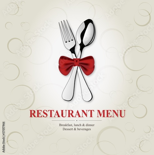 Restaurant menu
