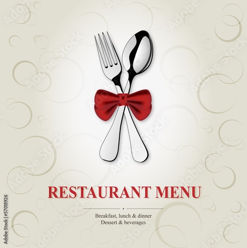 Restaurant menu