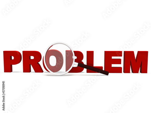 Problem Word Means Difficult Dispute Or Troubles