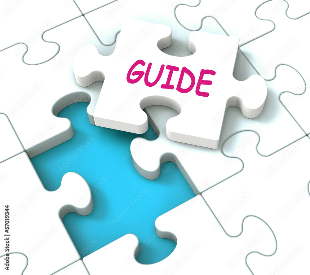 Guide Puzzle Shows Consulting Guidance Guideline And Guiding Guide Puzzle Shows Consulting Guidance Guideline And Guiding