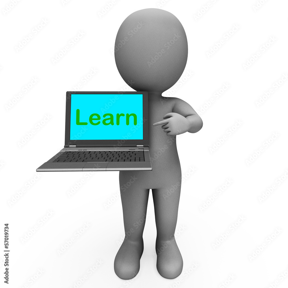 Learn Character Laptop Shows Web Learn Or Studying Learn Character Laptop Shows Web Learn Or Studying