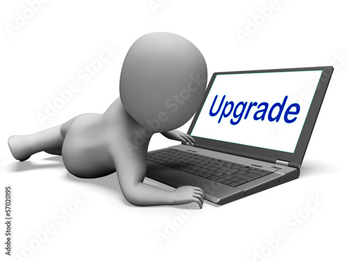 Upgrade Character Laptop Means Improving Upgrading Or Updating