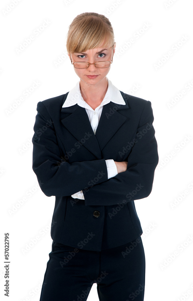 angry a woman looking through a glasses angry a woman looking through a glasses