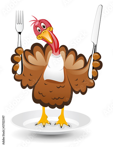 vector turkey clipart for thanksgiving day