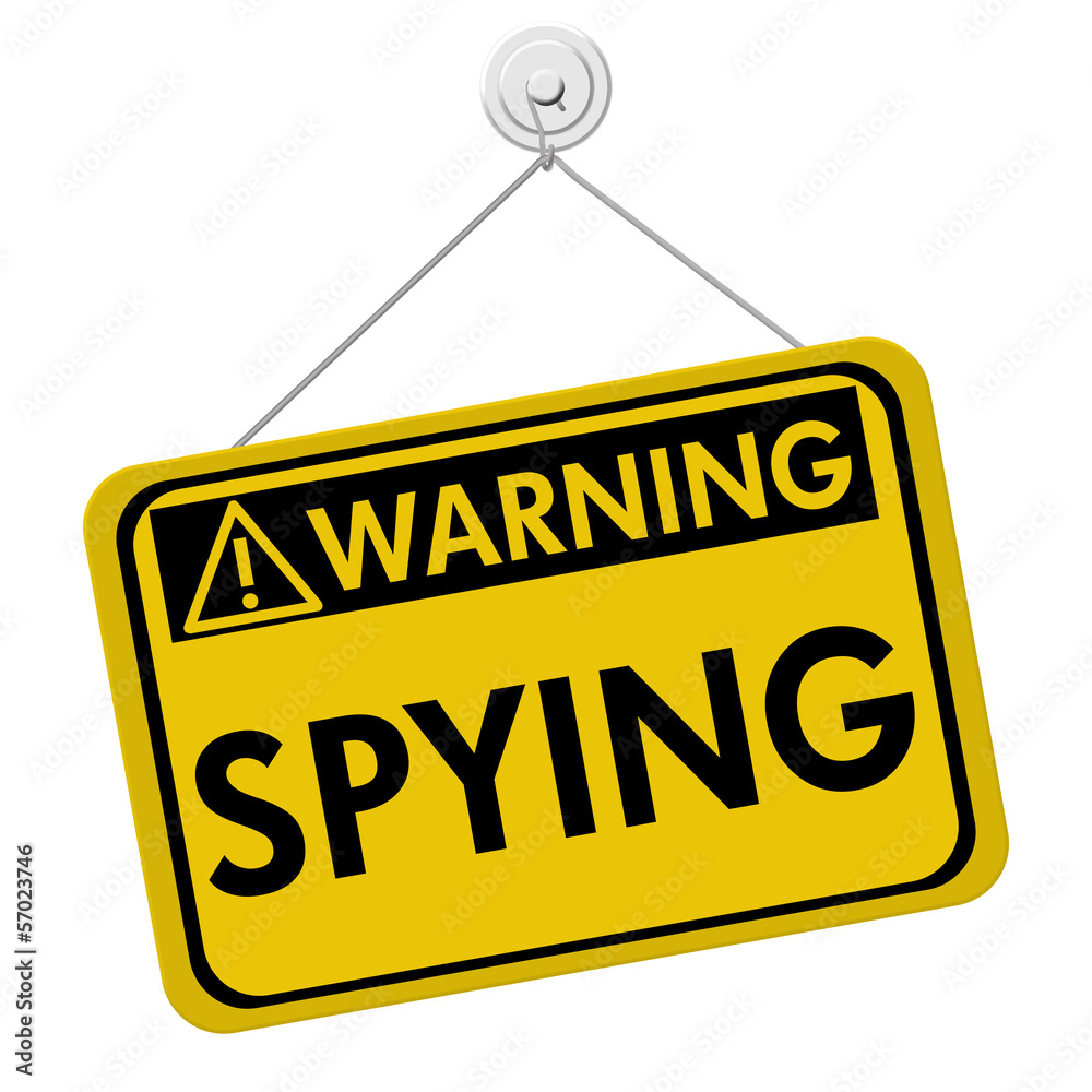 Warning of Spying