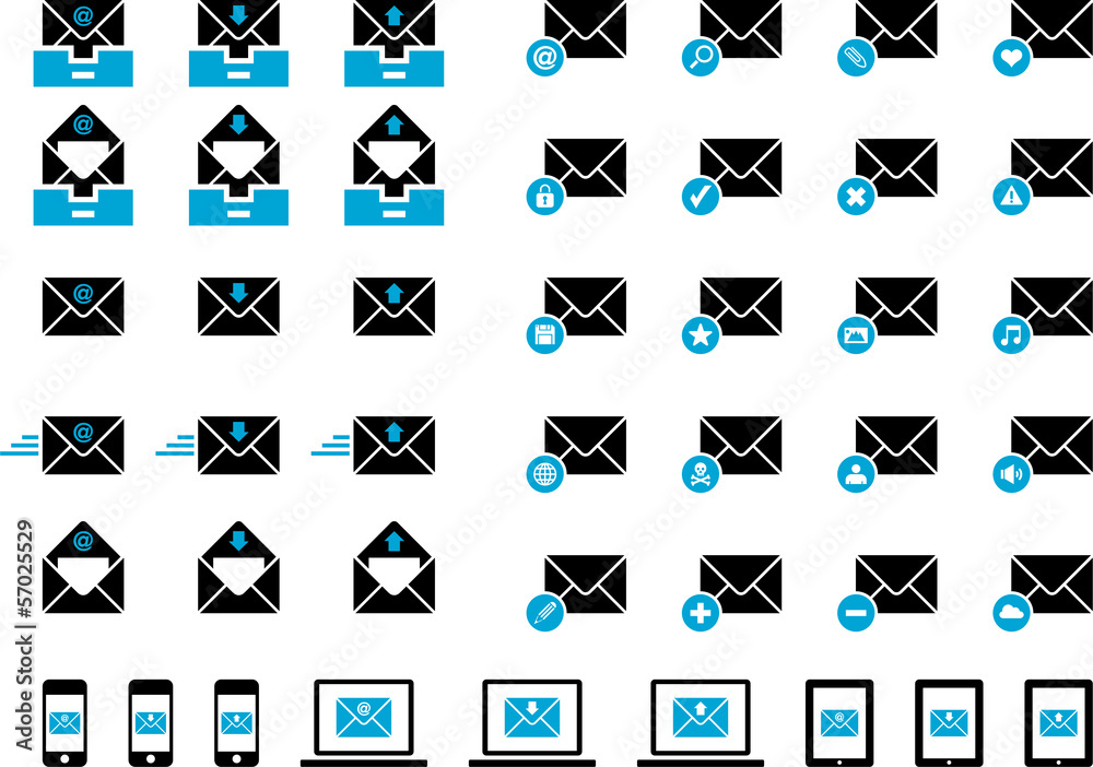 Mailing icons Mailing icons