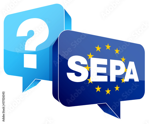 Speechbubbles "SEPA/Question"
