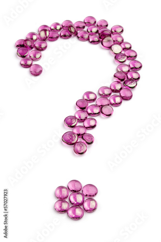 pink question mark
