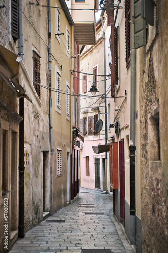 Cobbled narrow lane in Split, Dalmatia, Croatia © Mazur Travel