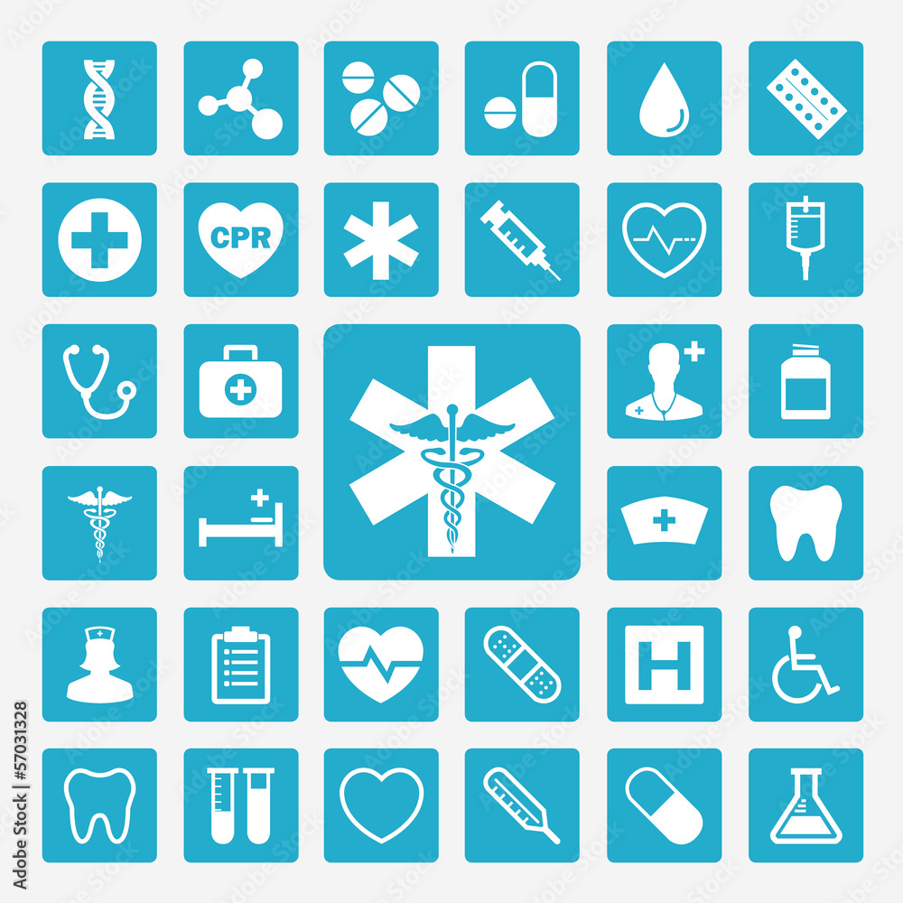 Medical icon set