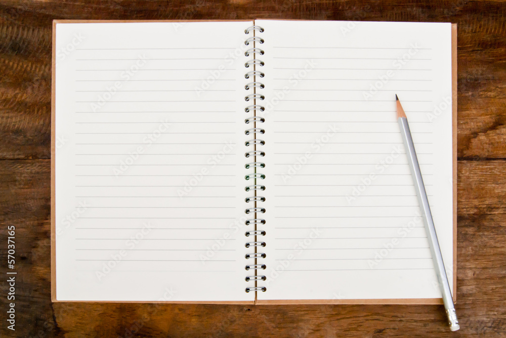 notebook and pencil notebook and pencil