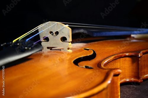 Violin bridge-angle