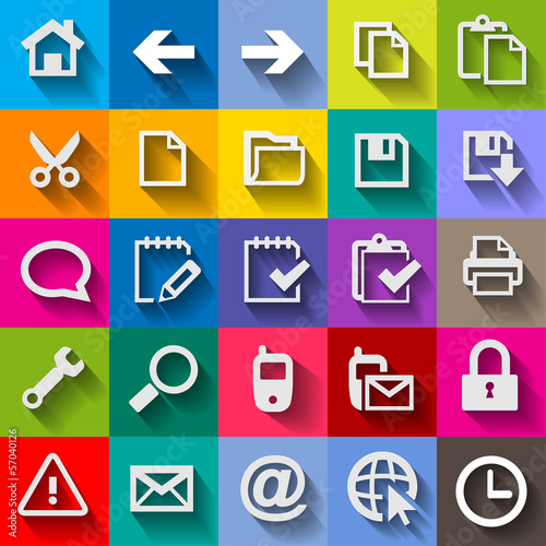 Long Shadow Iconset 1