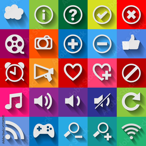 Long Shadow Iconset 2