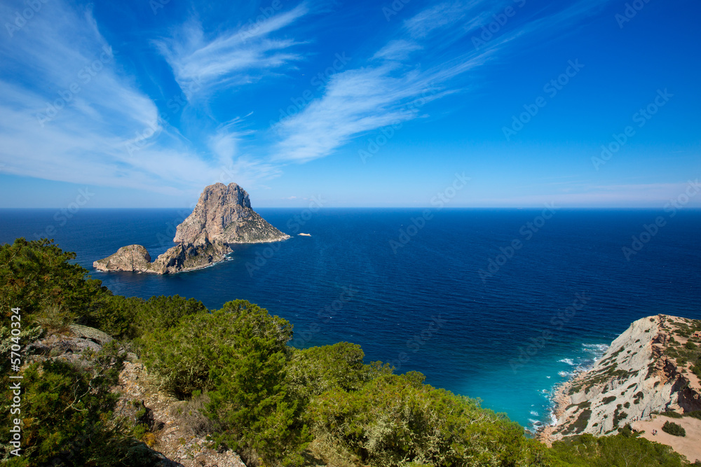Wunschmotiv: Ibiza Es Vedra and Vedranell from Torre des Savinar #57040324